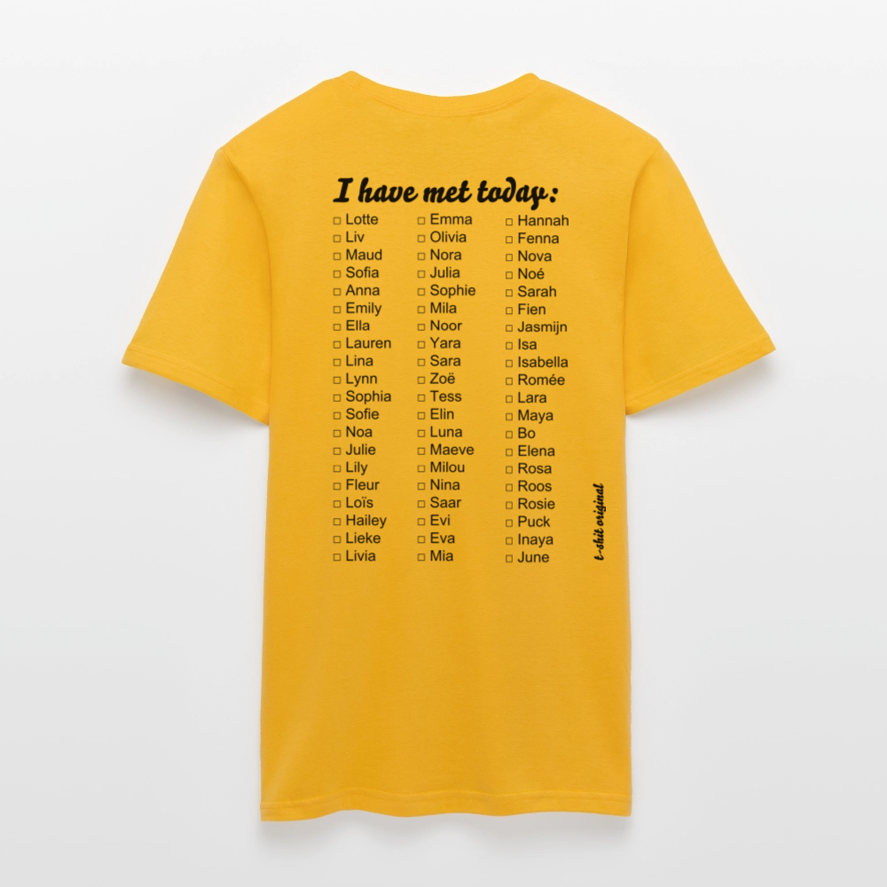 Ladies I have met today - yellow