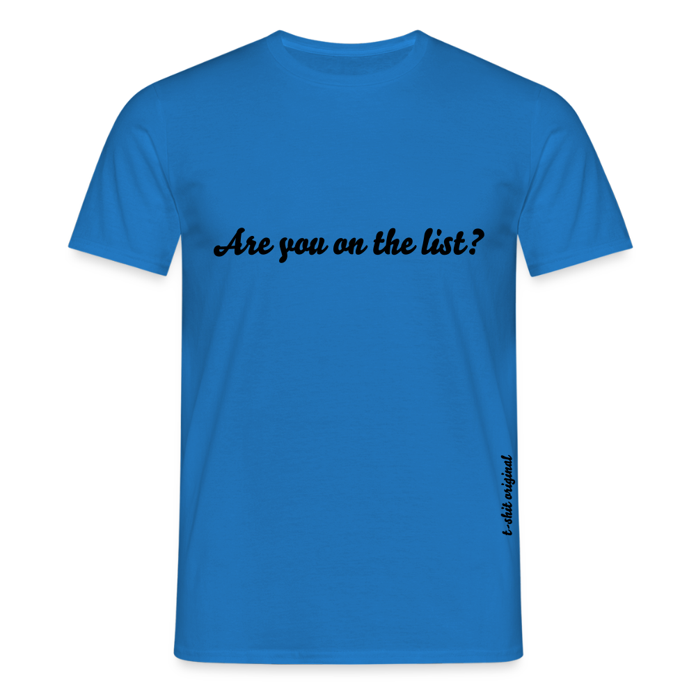 Ladies I have met today - royal blue