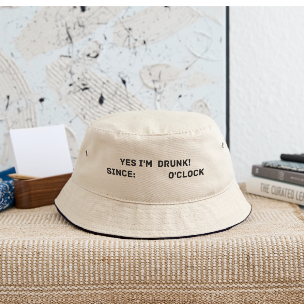 Drunk or not? - ecru/navy