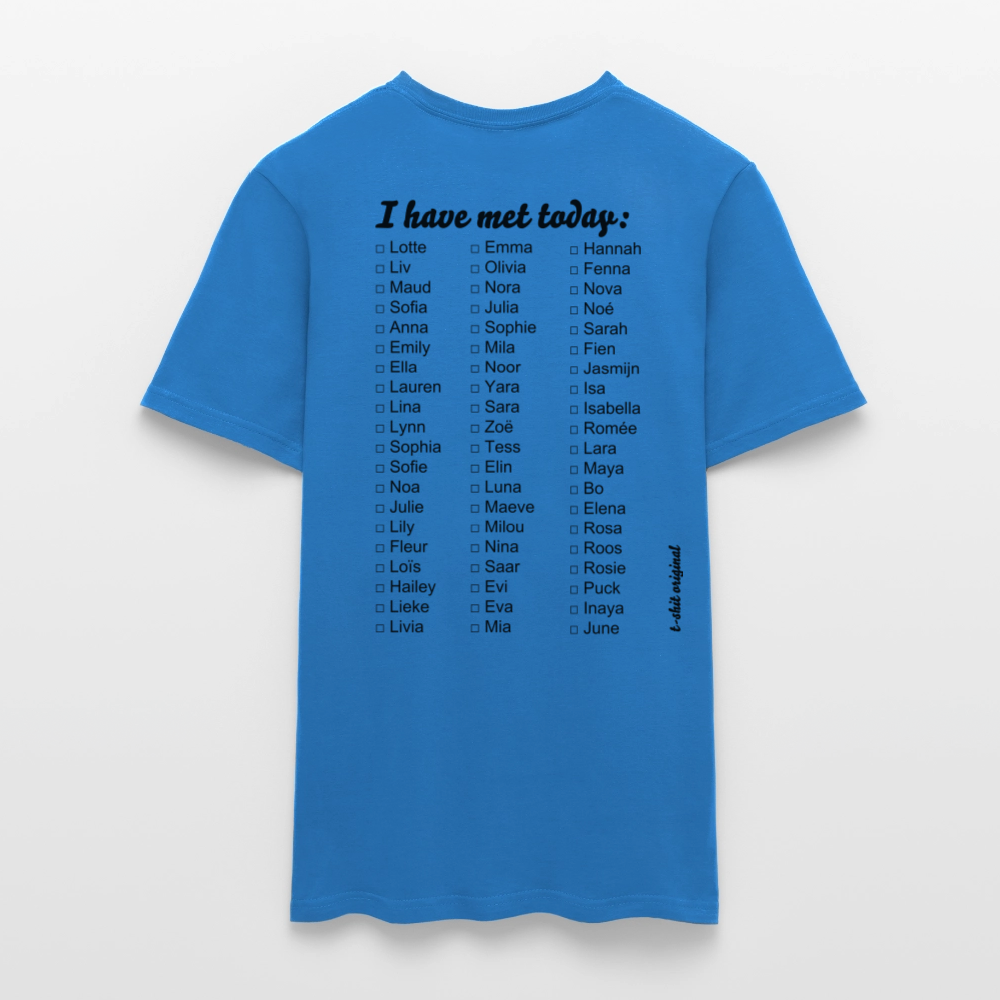 Ladies I have met today - royal blue