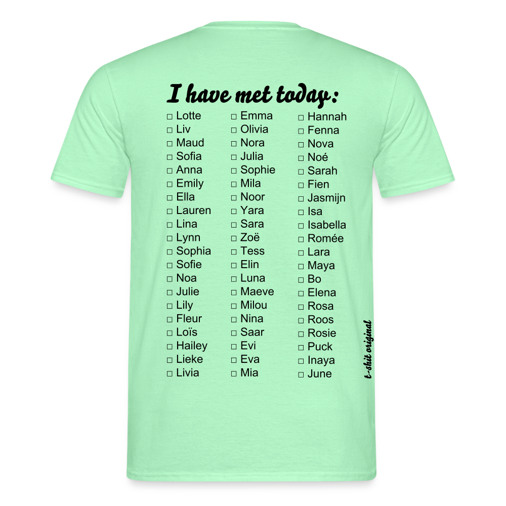 Ladies I have met today - mint green