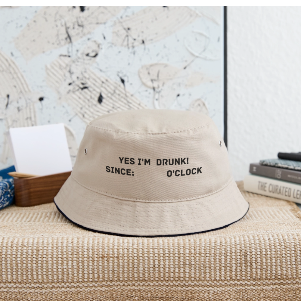 Drunk or not? - khaki/black