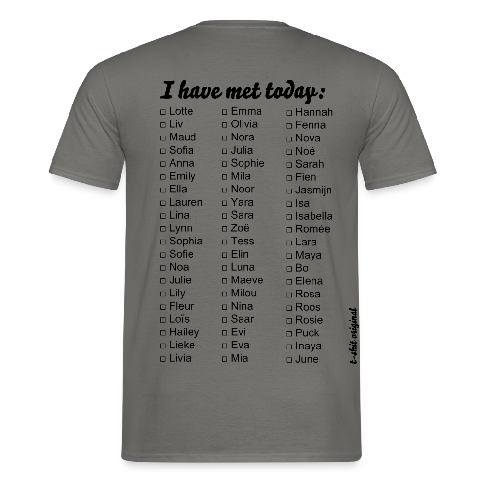 Ladies I have met today - graphite grey