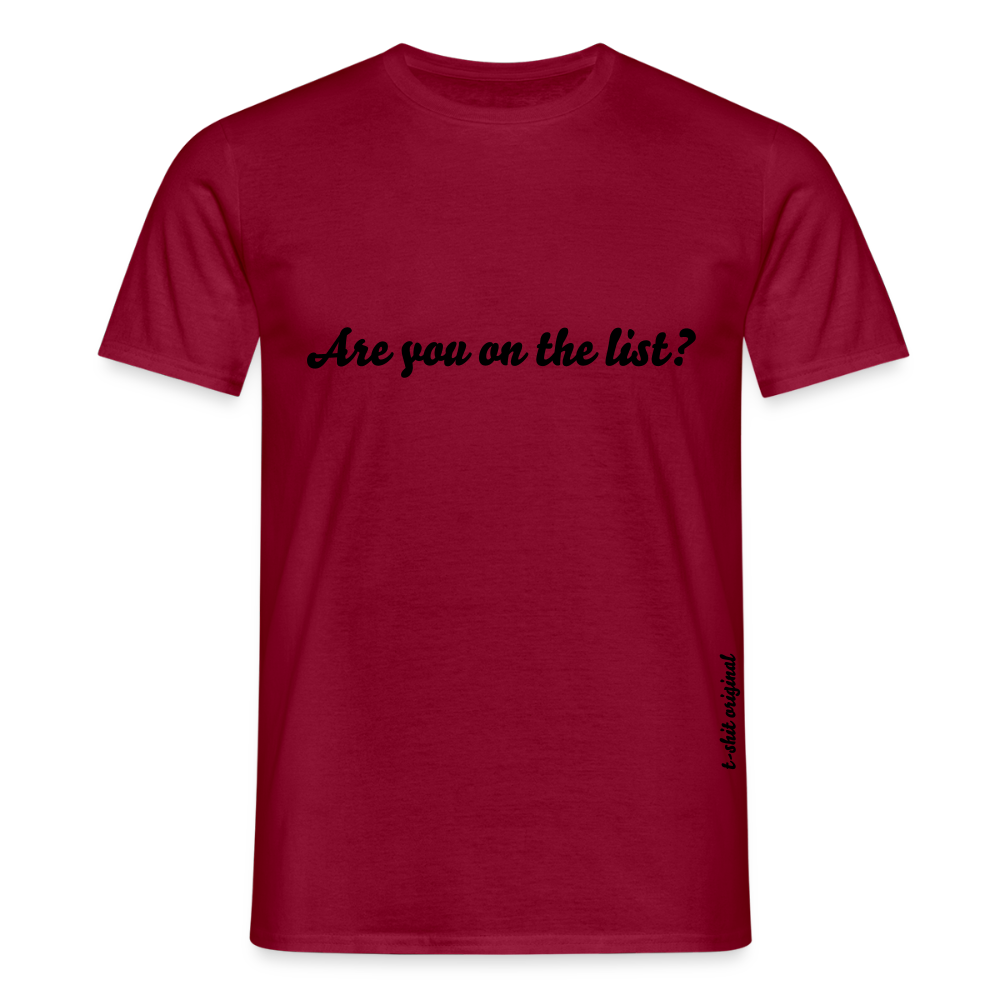 Ladies I have met today - brick red