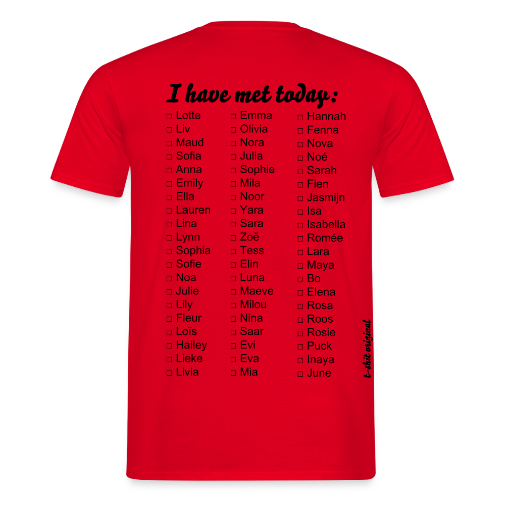 Ladies I have met today - red